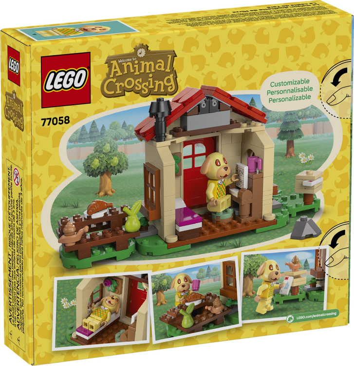 77058 Lego Animal Crossing – Goldie a její útulný dům