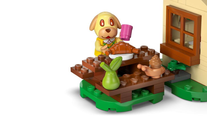 77058 Lego Animal Crossing – Goldie a její útulný dům