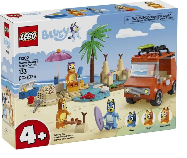 11202 Lego Bluey – Bluey a rodinný výlet autem na pláž