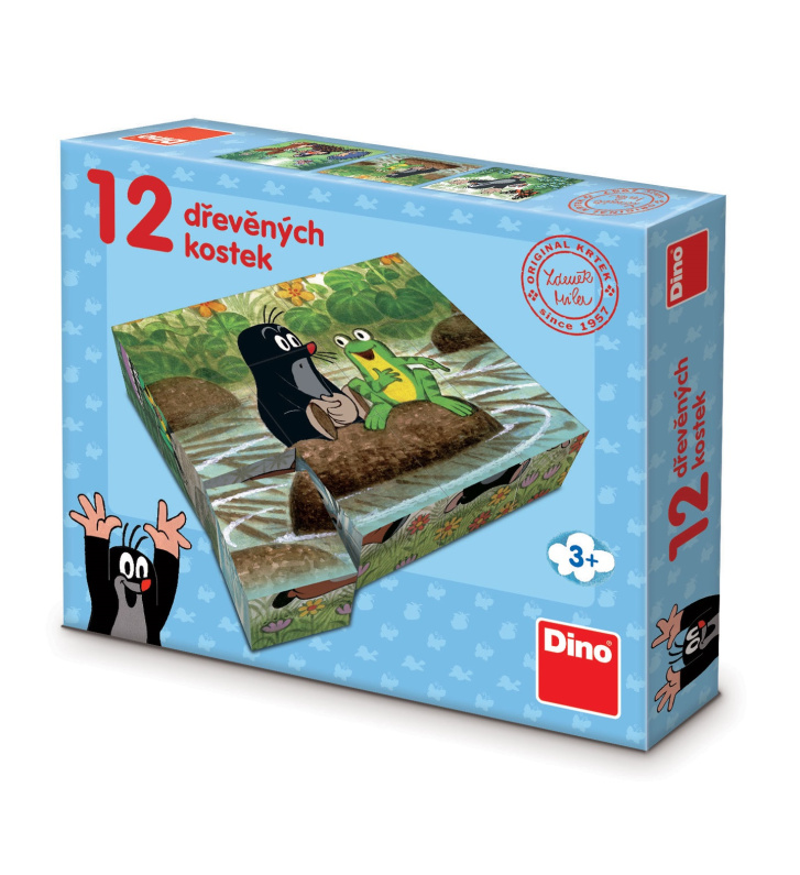 Krteček - Dřevěné kostky