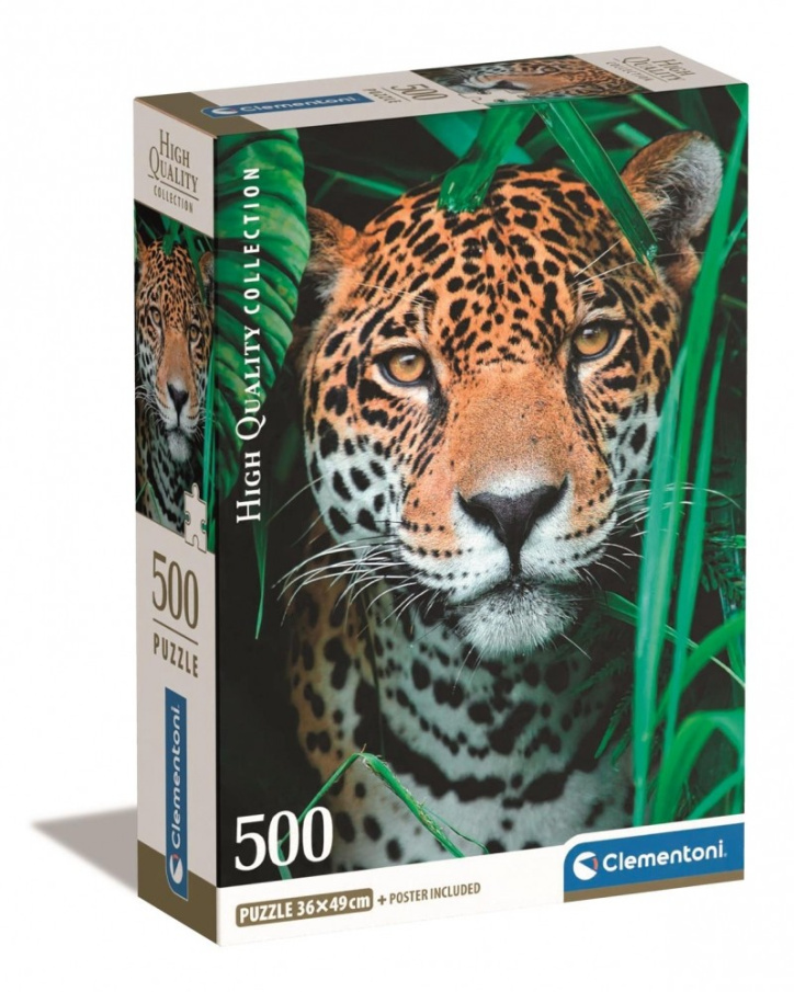 Puzzle 500 - Jaguár v džungli