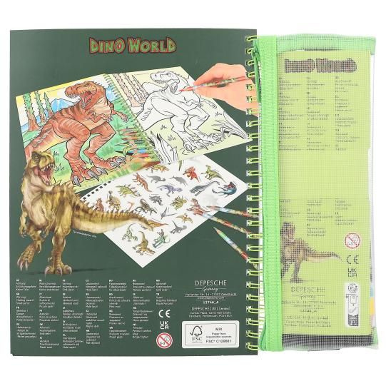 Dino World – Omalovánky s barvičkami