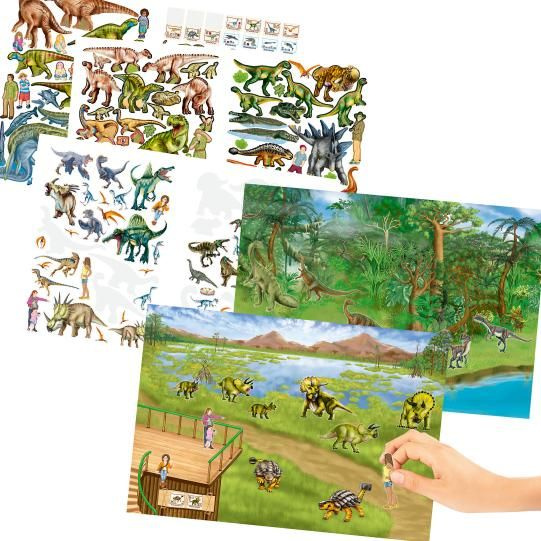 Dino World – Samolepkový sešit