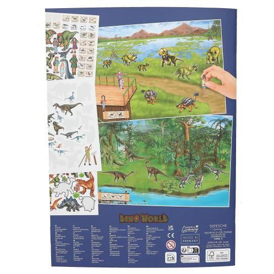 Dino World – Samolepkový sešit