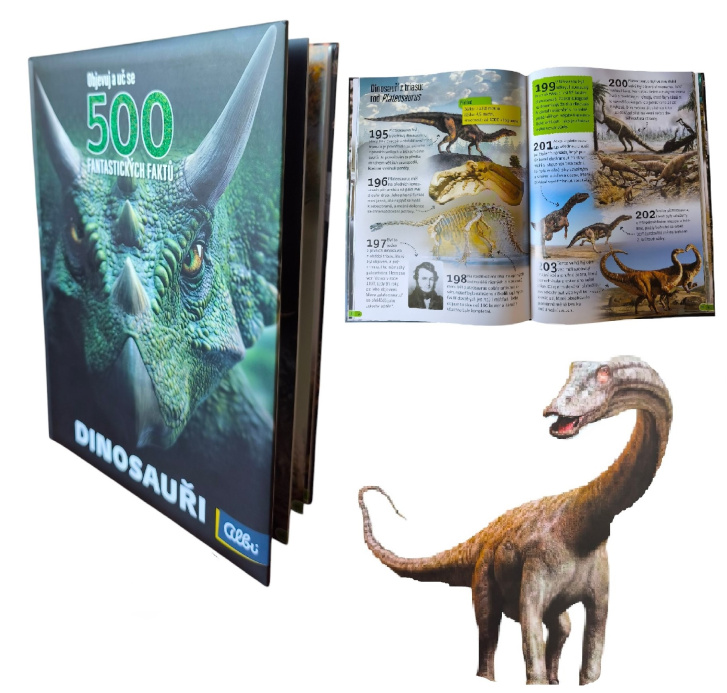 Kniha – 500 fantastických faktů: Dinosauři