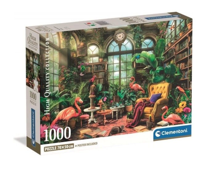 Puzzle 1000 – Knihovna ve skleníku