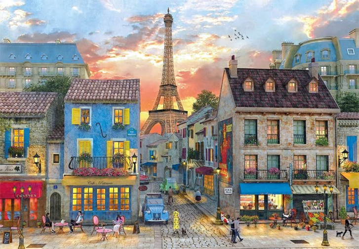 Puzzle 1000 – Uličky Paříže