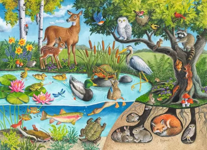 Puzzle 60 – Zvířátka