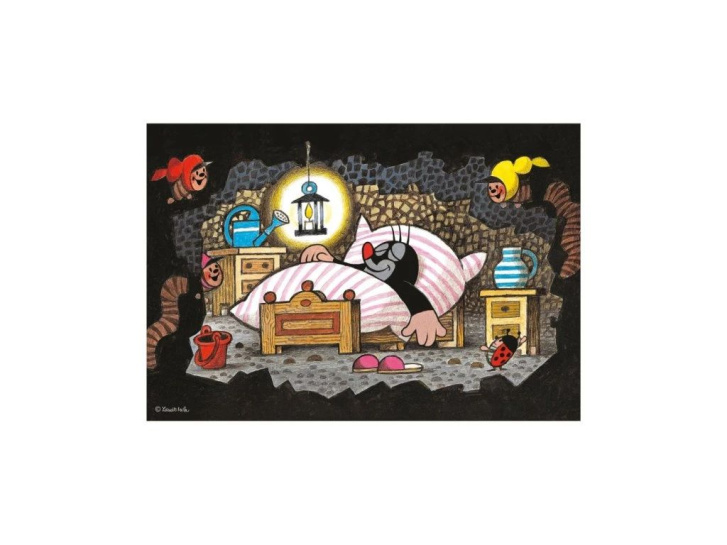 Puzzle 2x48 – Krtek se raduje