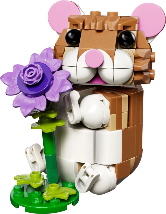 31376 Lego Creator – Roztomilý křeček s květinou