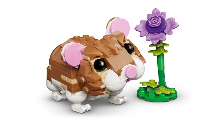 31376 Lego Creator – Roztomilý křeček s květinou