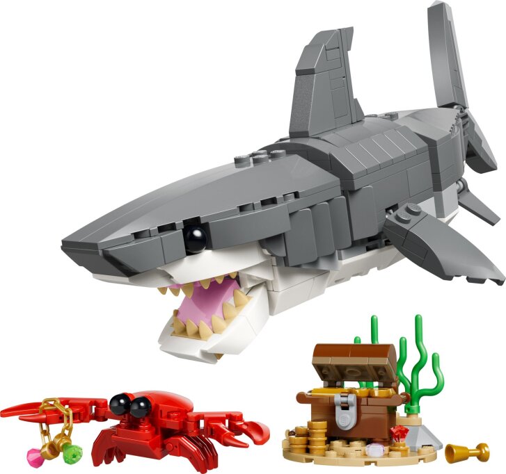 31381 Lego Creator – Divoký žralok a truhla s pokladem