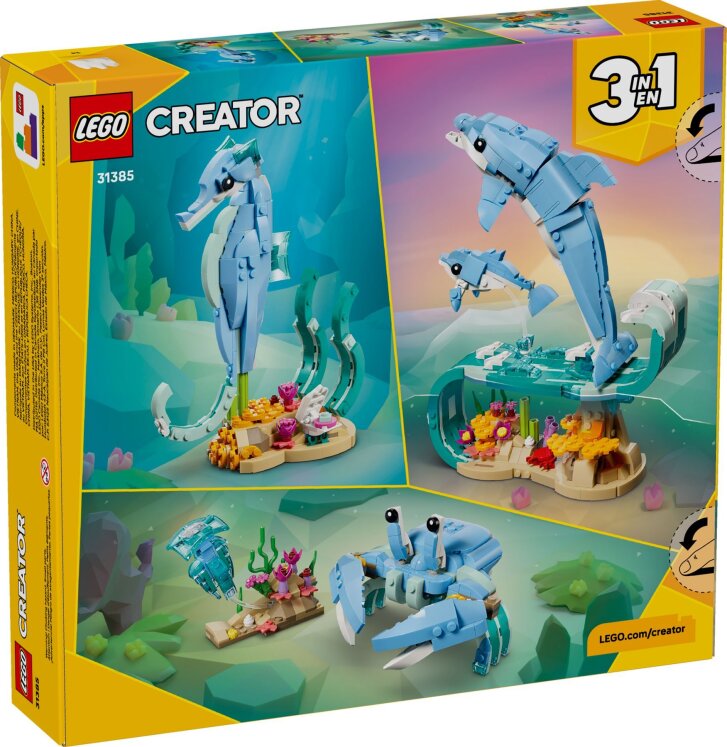 31385 Lego Creator – Mořští živočichové: Krásní delfíni
