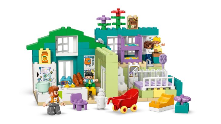 10470 Lego Duplo – Moderní rodinný dům 3 v 1 s figurkami