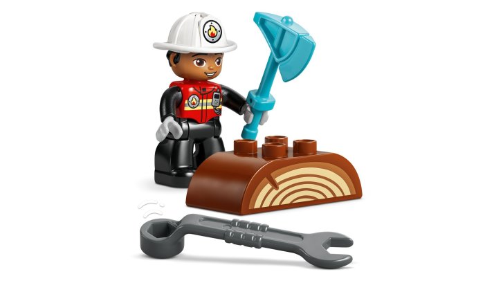 10473 Lego Duplo – Hasičské auto s hadicí a hasičem