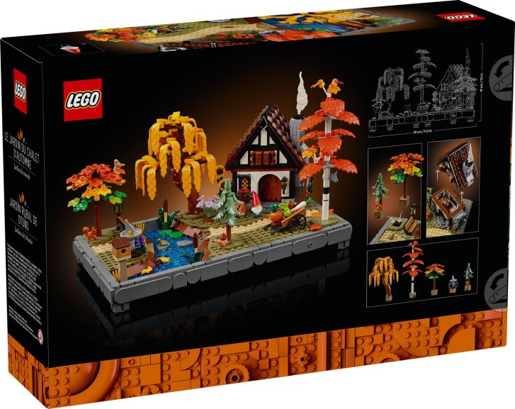 11372 Lego Icons – Chata a podzimní zahrada