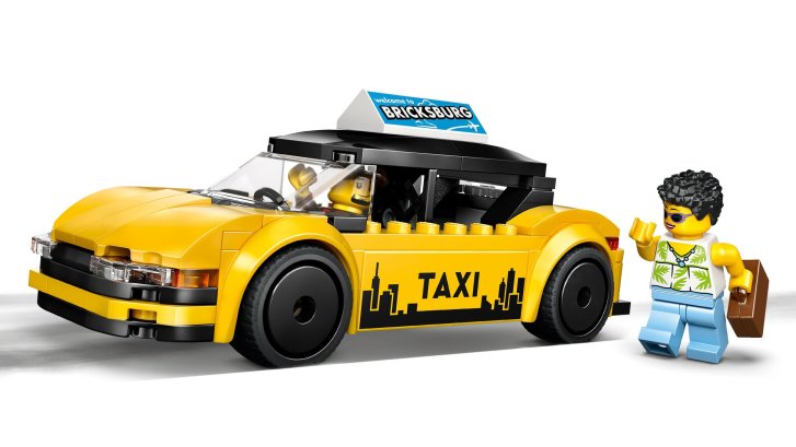 60487 Lego City – Žlutý taxík