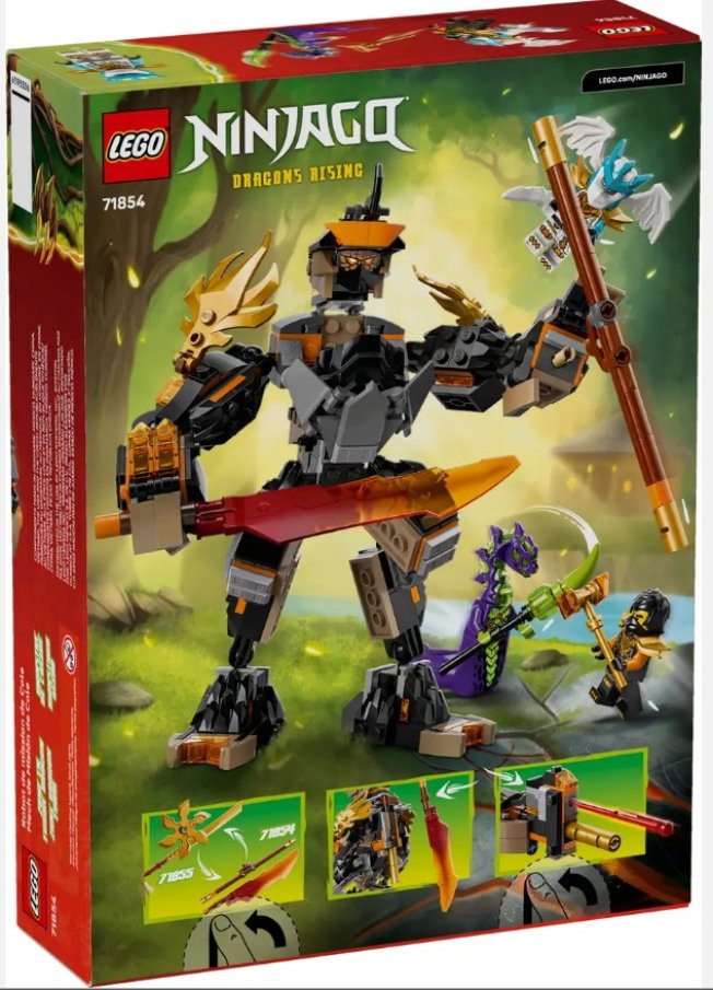 71854 Lego Ninjago - Coleův expediční robot a dračí Zane