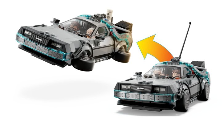 77256 Lego Speed Champions – Stroj času z filmu Návrat do budoucnosti