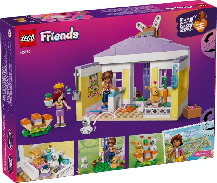 42679 Lego Friends – Hotel pro králíčky v městečku Heartlake