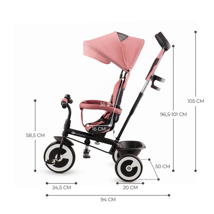 Kinderkraft – Tříkolka Aston