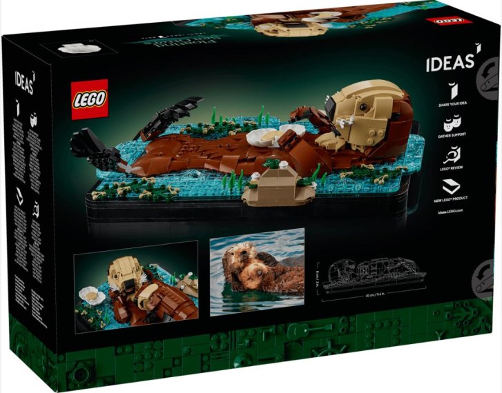 21366 Lego Ideas – Plovoucí mořské vydry