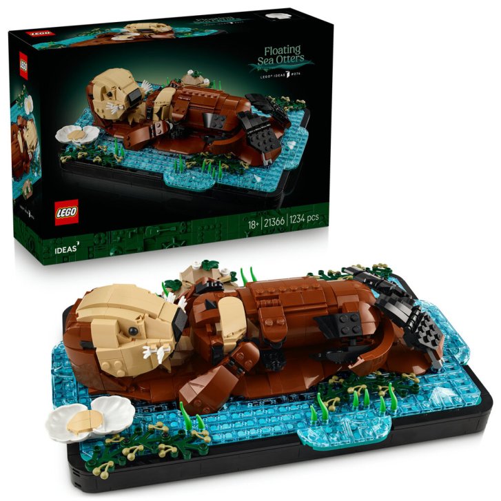 21366 Lego Ideas – Plovoucí mořské vydry