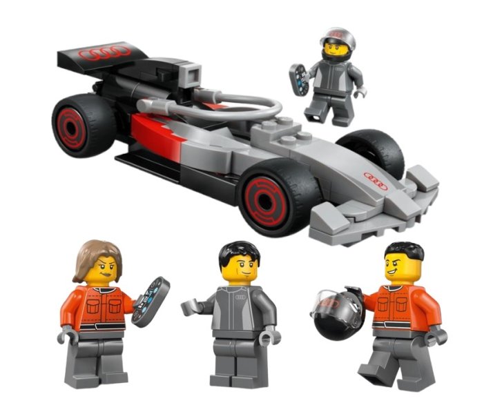 60493 Lego City – Výstavní náklaďák F1® se závodním autem Audi F1®