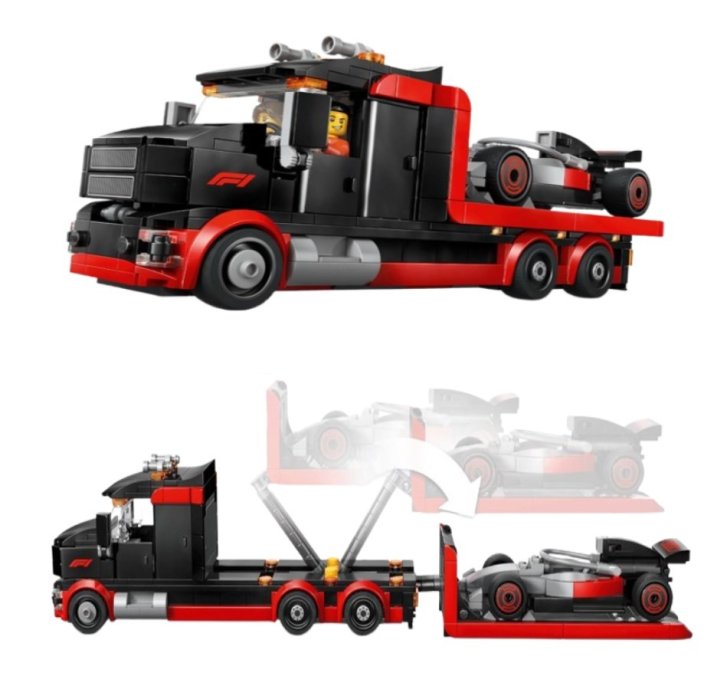 60493 Lego City – Výstavní náklaďák F1® se závodním autem Audi F1®