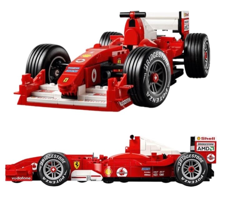 11375 Lego Icons – Ferrari F2004 a Michael Schumacher