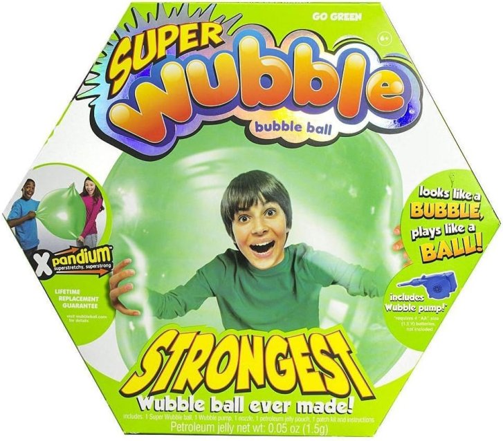 Míč nafukovací - Super Wubble Zelená