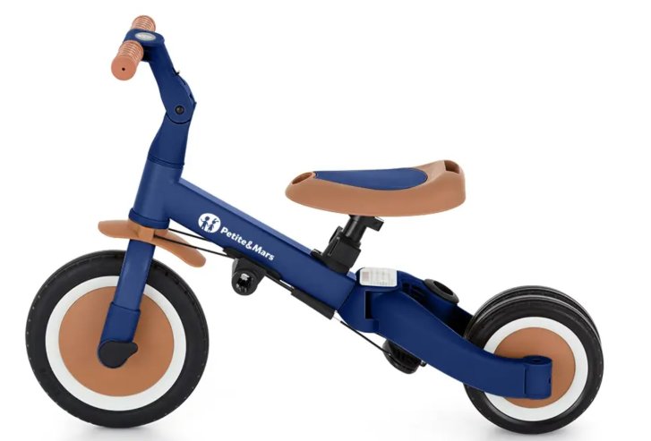 Tříkolka 5v1 Turbo - Modrá