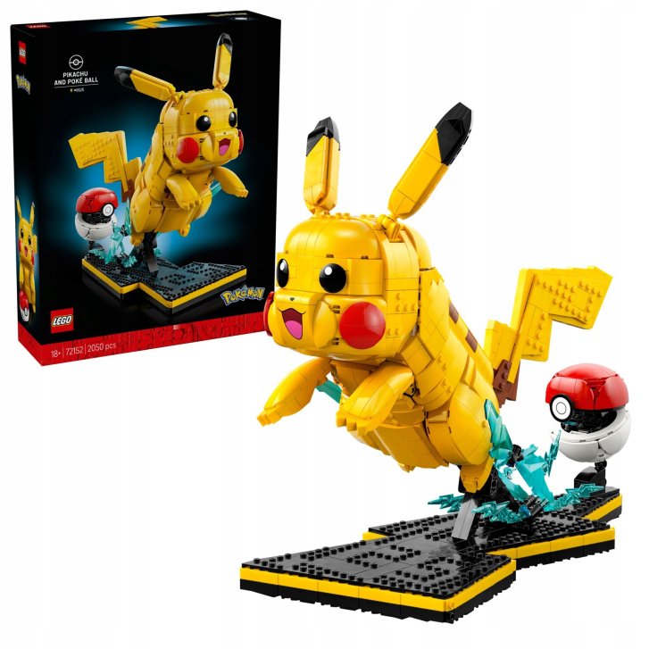 72152 Lego Pokémon - Pikachu a Pokéball