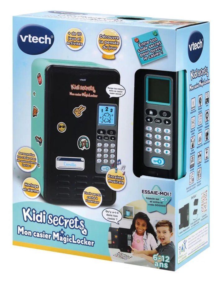 VTech - Super tajný maxi trezor - černý