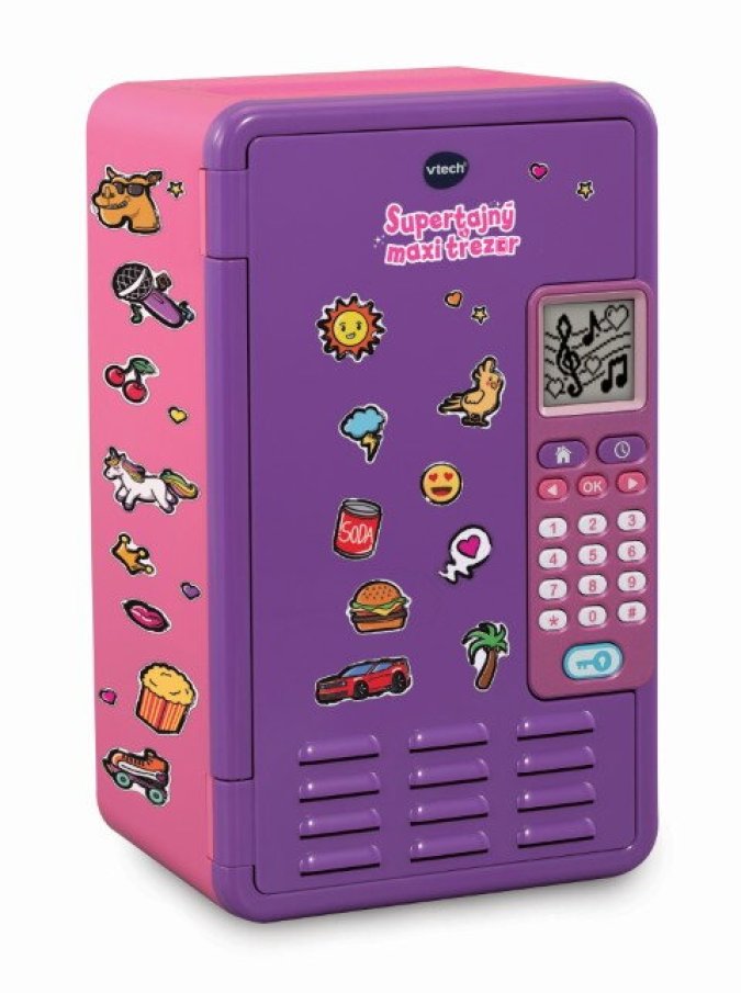 VTech - Super tajný maxi trezor- růžový