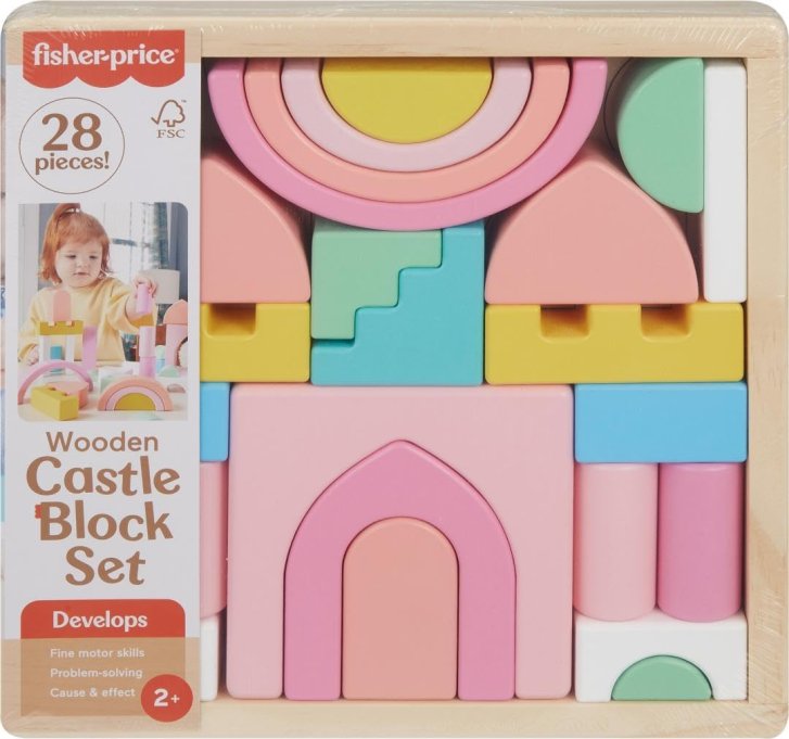 Fisher-Price - Dřevěné kostky