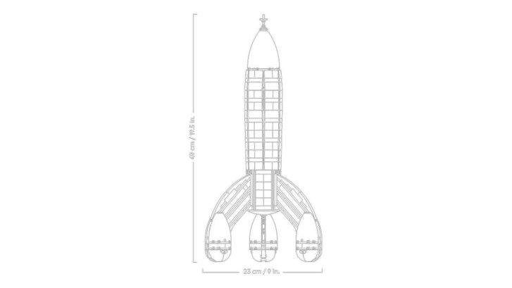 21367 Lego Ideas - Tintin a raketa na Měsíc