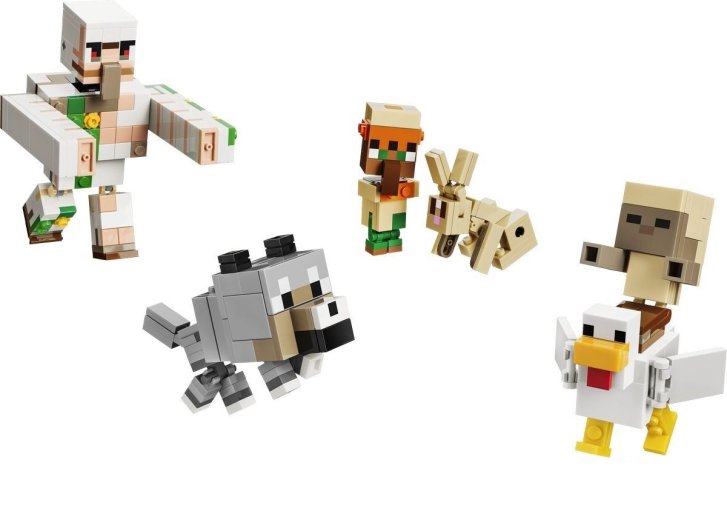 21592 Lego Minecraft - Kuřecí žokej a útok v poušti