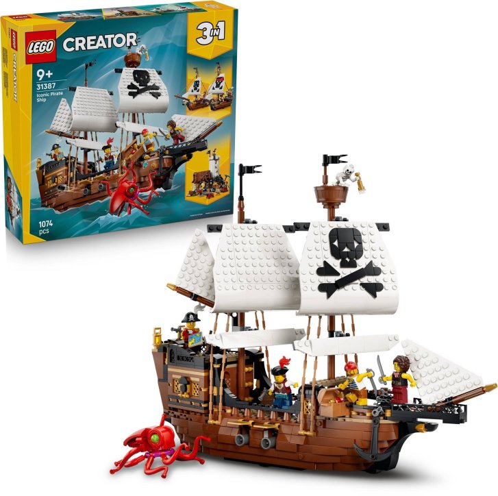 31387 Lego Creator - Kultovní pirátská loď