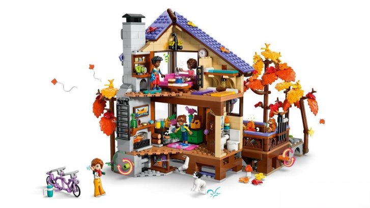 42705 Lego Friends - Útulná chata v podzimním lese