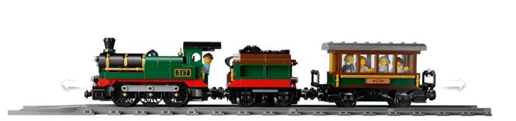 60511 Lego City - Vintage parní vlak