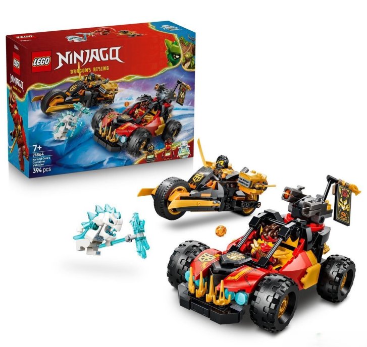 71864 Lego Ninjago - Kombinovatelná vozidla Kaie a Colea