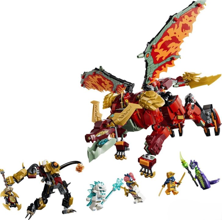71868 Lego Ninjago - Wyldfyre a transformační dračí oblek