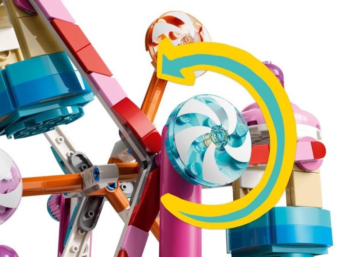 42700 Lego Friends - Kolotoč se sladkostmi a cupcaky