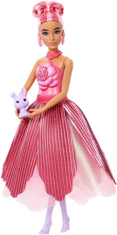 Barbie Petal POP - Květinové překvapení Růže