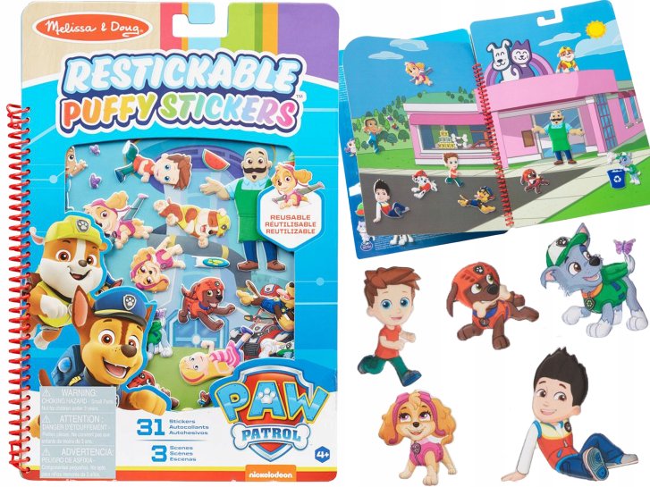 Paw Patrol - Knížka se samolepkami