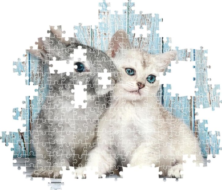 Puzzle 500 – Kotě a zajíček