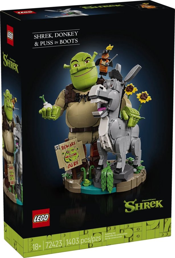72423 Lego Shrek - Shrek, Oslík a Kocour v botách
