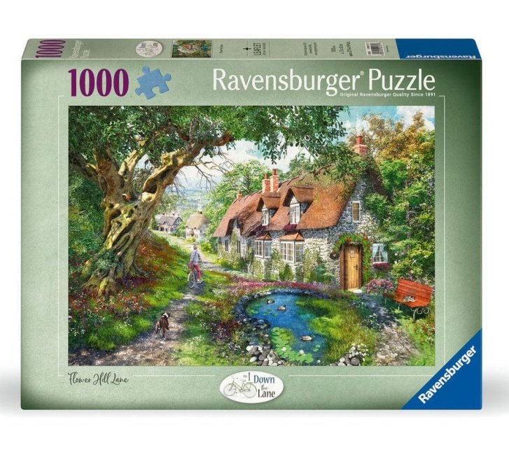 Puzzle 1000 - Cesta přes květinové kopce