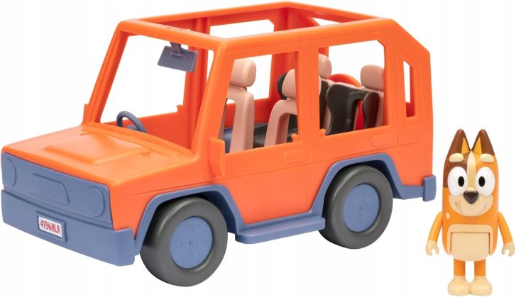 Bluey – Figurka Chilli s vozidlem